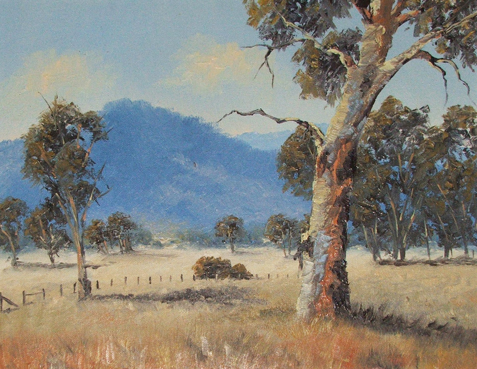 The Outback, Oil, 38x31cm, $280